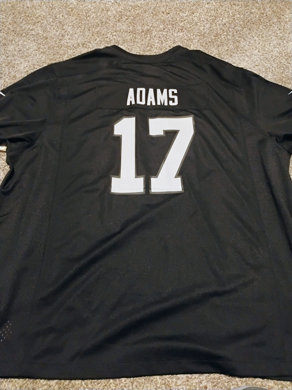 Nike Men's Black 'Adams 17' Athletic Jersey